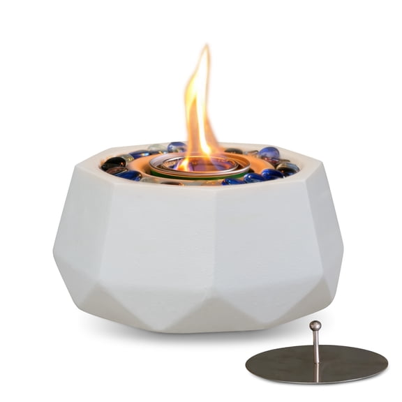 Table Top Fire Pit Decor for Gel Fuel Cans