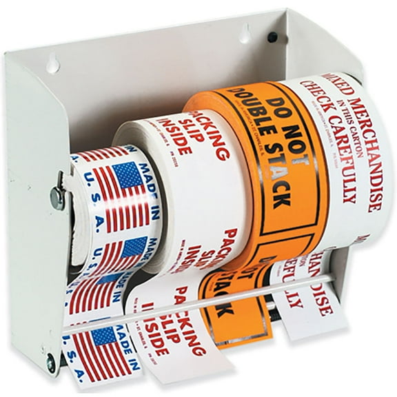 Table Top Label Dispenser/Holder Holds up to 8-1/2" wide label on 1 in. core - LDM-850
