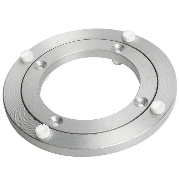 Table Turntable,Turntable Plate,Silent Turntable Improved Mute Aluminum Alloy Rotating Hardware Turntable Stable and NonSlip for DiningTable