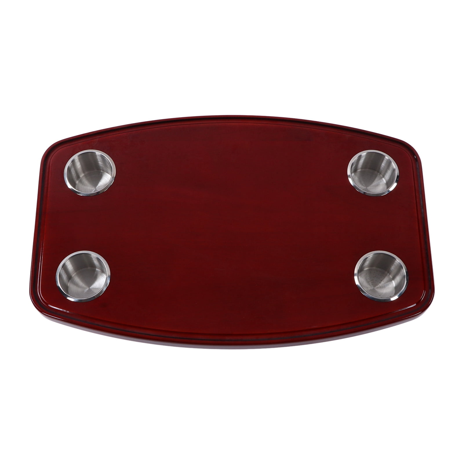 Table, Waterproof Design RV Table Top Oak With 4 Cup Holders For For