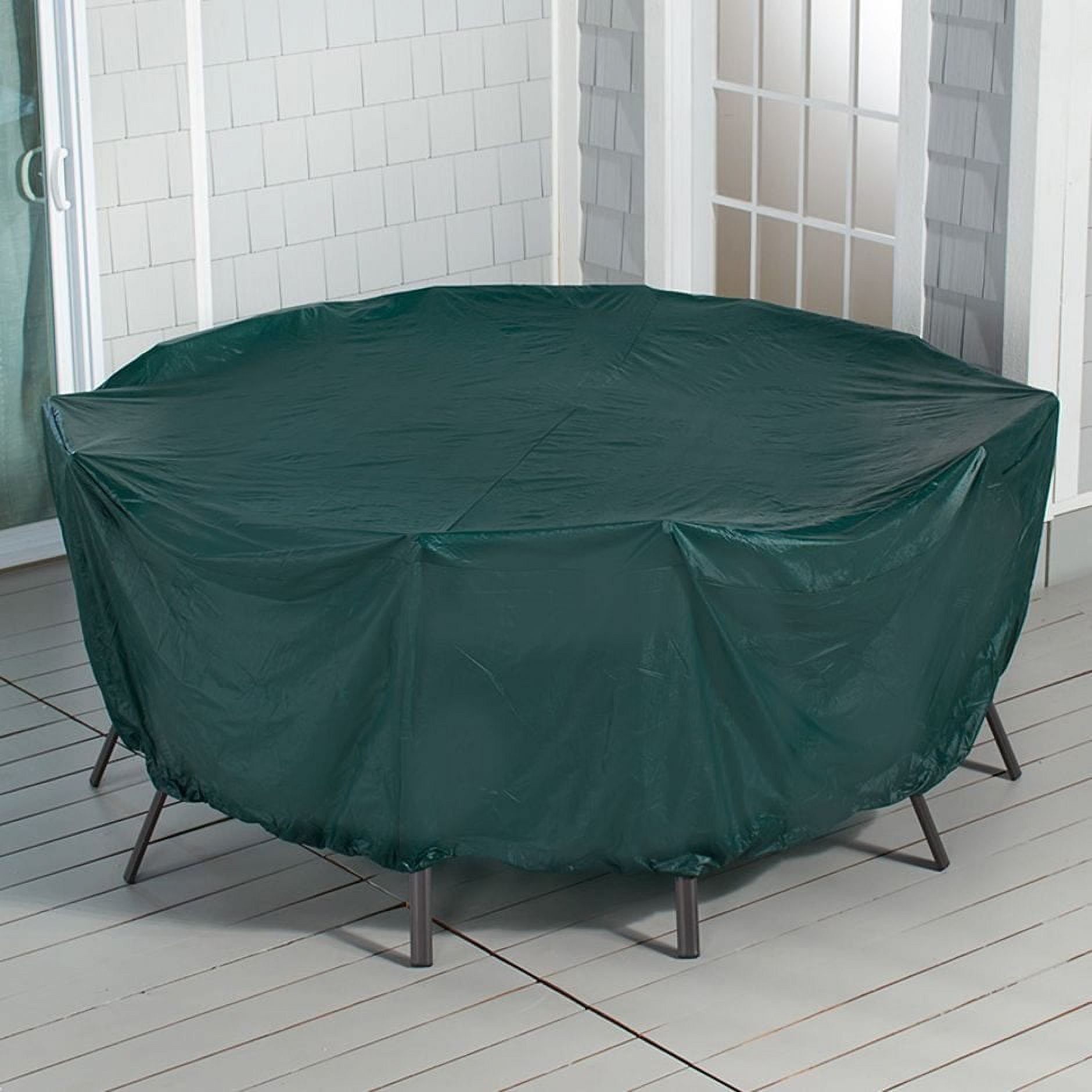 Green PVC All-Weather Outdoor Furniture Covers Set