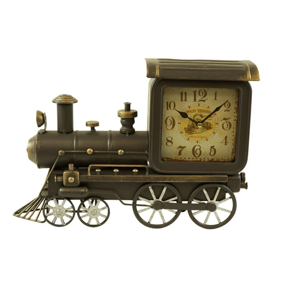 Table clock - Old Train Table Clock by Peterson Housewares Artwares