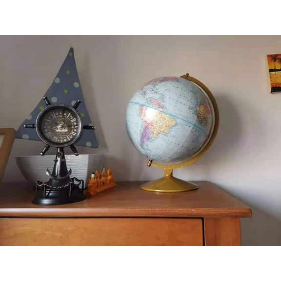 Table clock - Ship Wheel Table Clock by Peterson Housewares Artwares