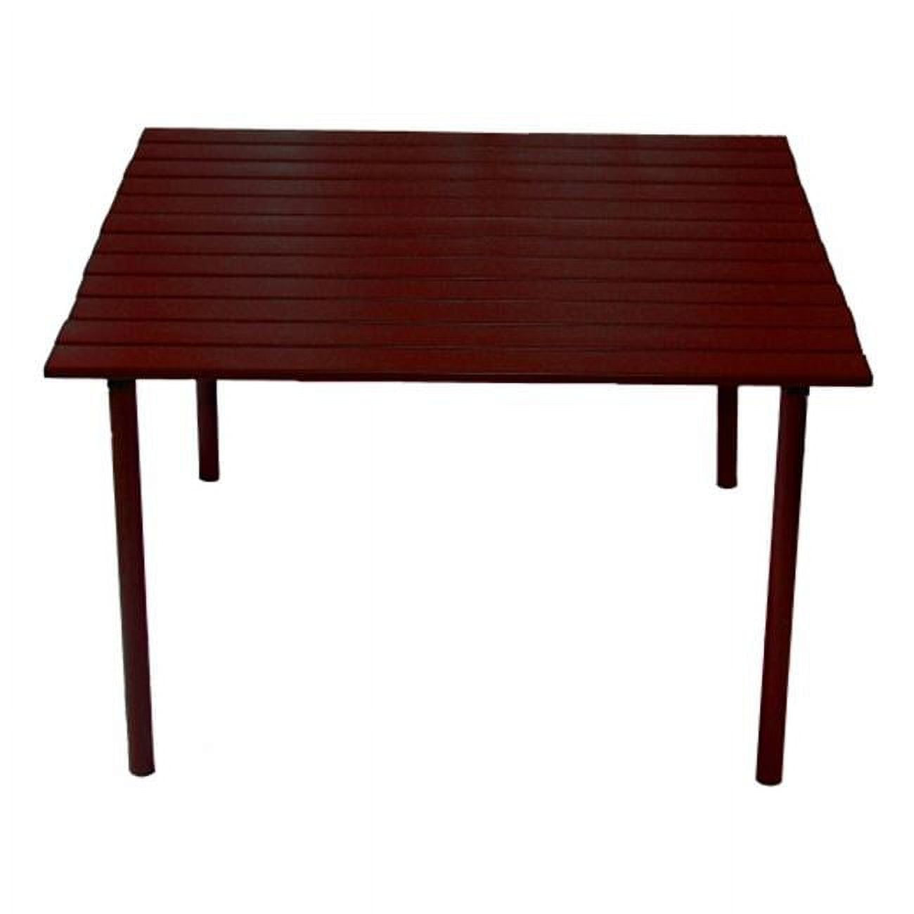 Table in a Bag A2716R Red Low Aluminum Table