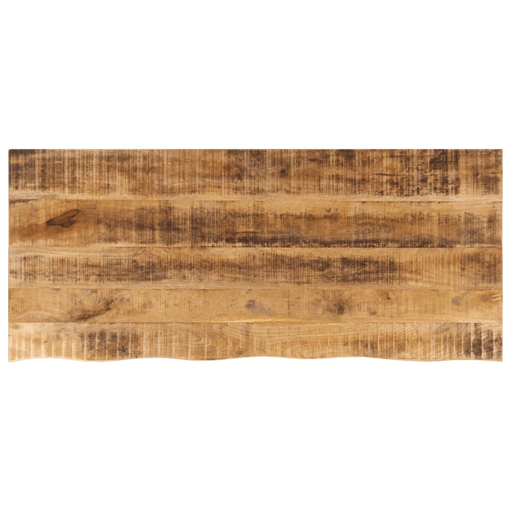 Table top 140x60x38 cm tree edge solid wood rough mango wood walmart