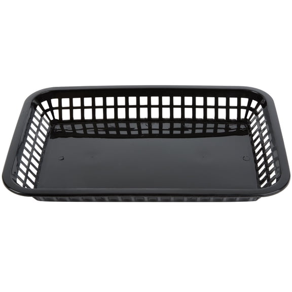 TableCraft 1079BK 11-3/4" Black Mas Grande Platter Basket - Pack of 12