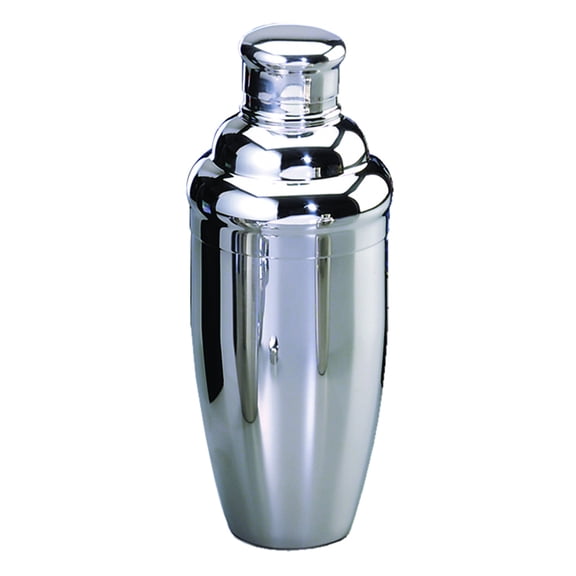 TableCraft 1224 3-Piece Stainless Steel Cocktail Shaker, 24-Ounce