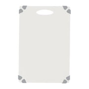 TableCraft 24" x 18" Grippy Polypropylene Cutting Board | White