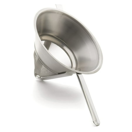 TableCraft 348 S/S 2 Quart Fine Mesh Bouillon / China Cap Strainer