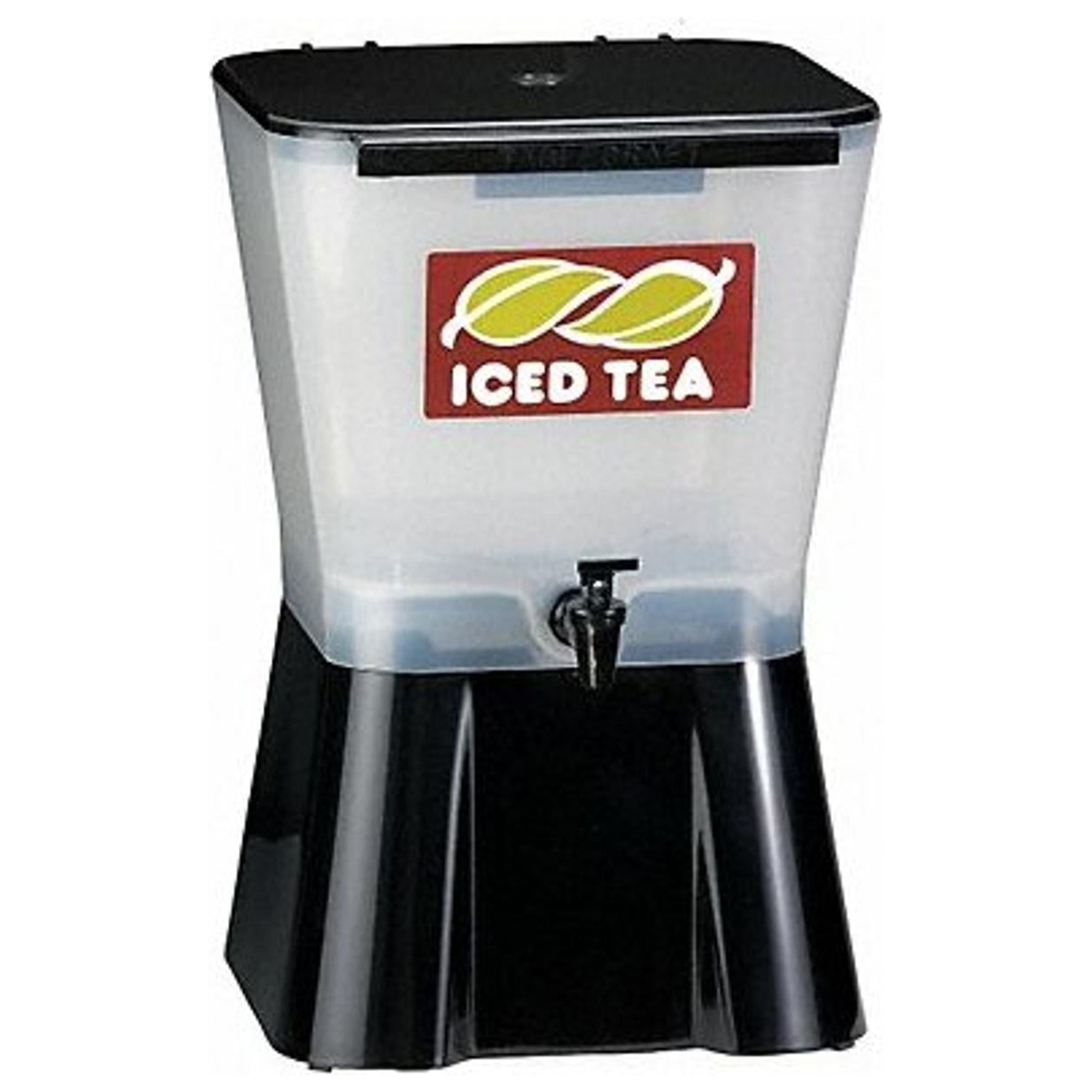 Black and Clear Polypropylene 3 Gallon Beverage Dispenser
