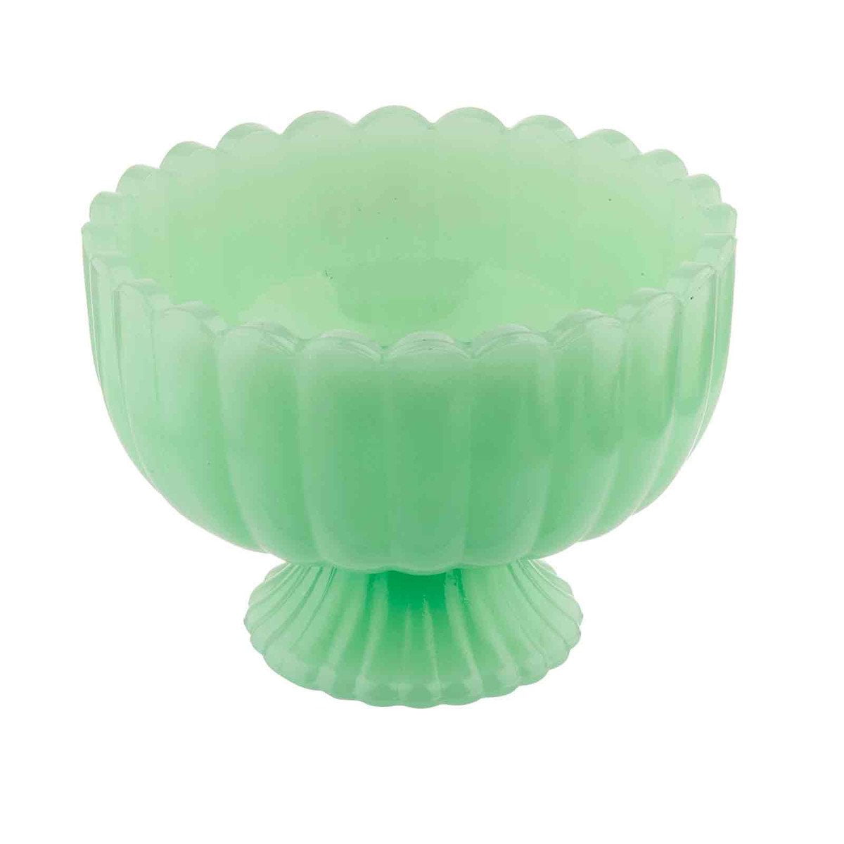 TableCraft Jadeite Glass Collection Sundae Dish 8oz