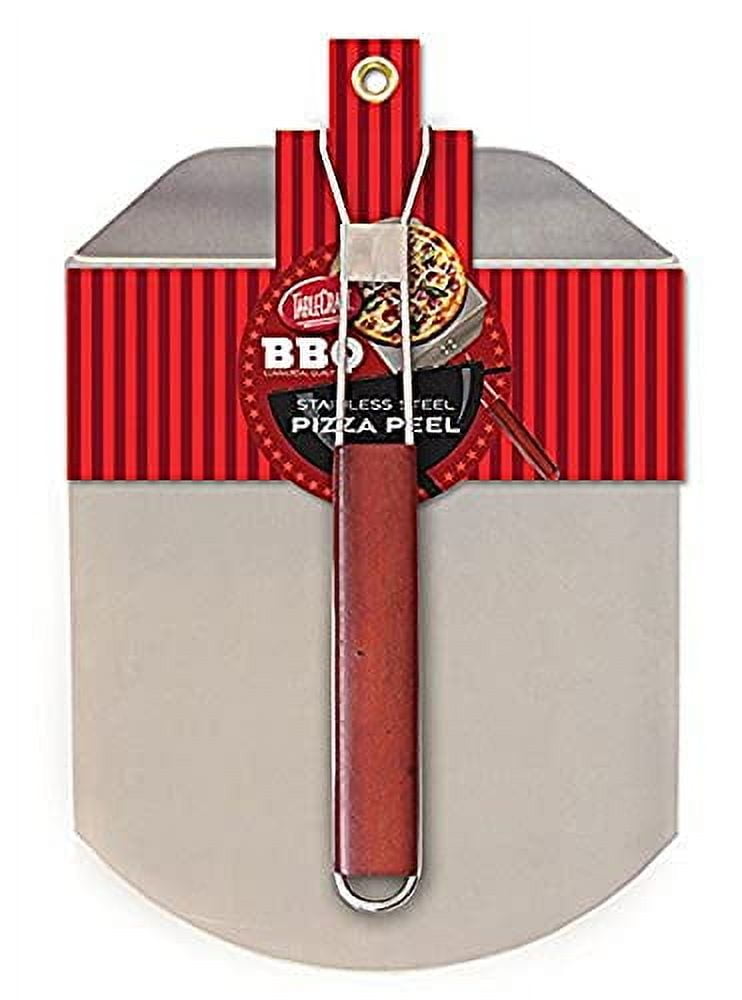 Medium Stainless Steel Pizza Peel with Wooden Handle
