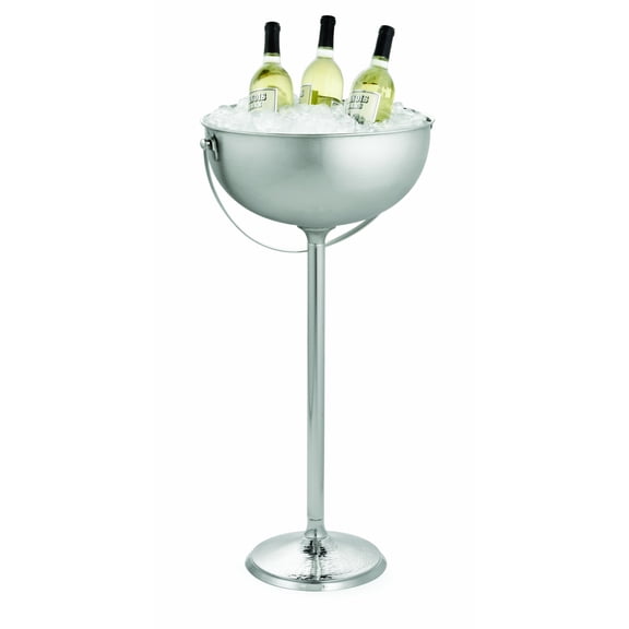 TableCraft RS2132 Remington Collection Round Beverage Stand with Handle, 16.3-Inch by 16.3-Inch by 20-1/2-Inch