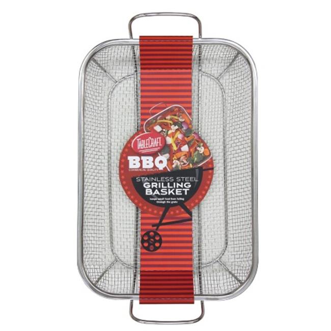 TableCraft TCT10219 BBQ Stainless Steel Grilling Basket