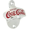 thumbnail image 1 of TableCraft Wall-Mountable, Classic Coke 1929 Design, Chrome Plated Metal, Silver, Bottle Opener, 1 of 2