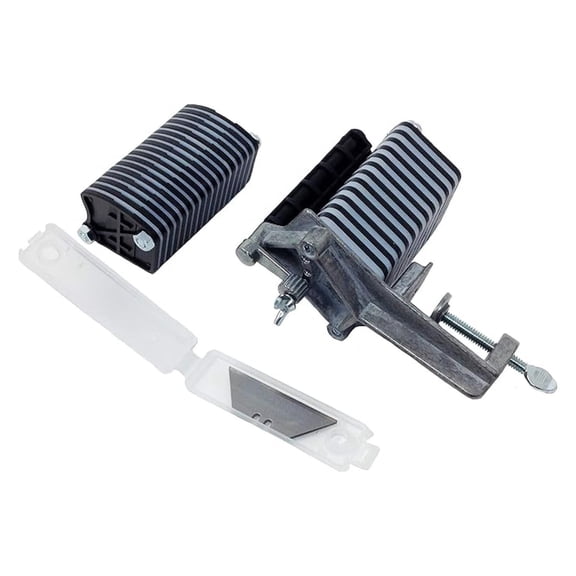 TableLace Cutter for Leather - Fringe, Braiding, Belts & Lace Cutting Tool - 1/8" to 3" Width - Manual Feed Leather Craft Cutter