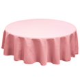 thumbnail image 1 of TableLinensforLess Polyester Round Tablecloth, 108 Inch Round, (Pink), 1 of 9