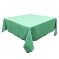 thumbnail image 1 of TableLinensforLess Polyester Square Tablecloth, 84 Inch Square, (Aqua Blue), 1 of 9