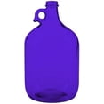 thumbnail image 1 of TableTop King 1 Gallon Glass Screw Top Jug with Finger Loop Carrying Handle - Full Purple, 1 of 1