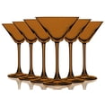 thumbnail image 1 of TableTop King 10 oz Martini Wine Glasses, Stemmed Style, Full Accent, Orange, Set of 6, 1 of 2