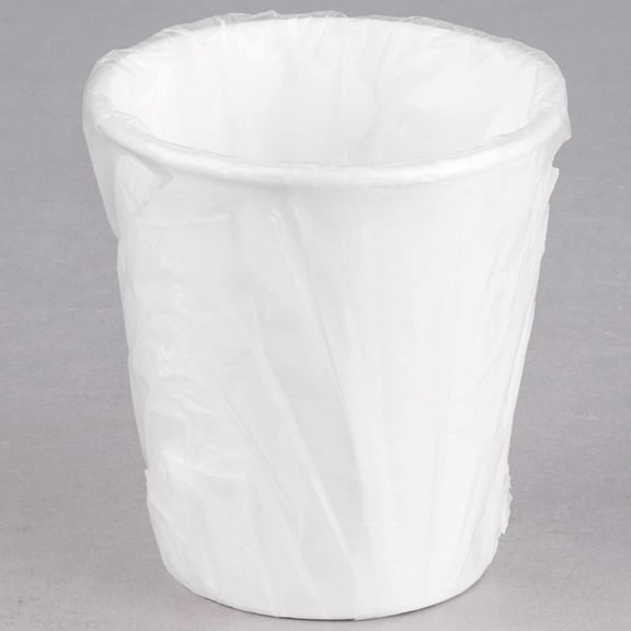 TableTop King 10 oz. White Individually Wrapped Paper Hot Cup - 480/Case