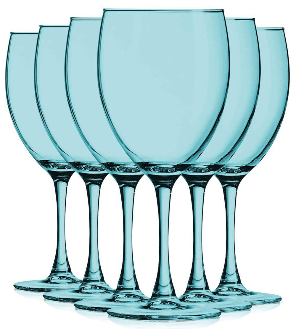 TableTop King 10 oz Wine Glasses, Stemmed Style, Nuance Accent