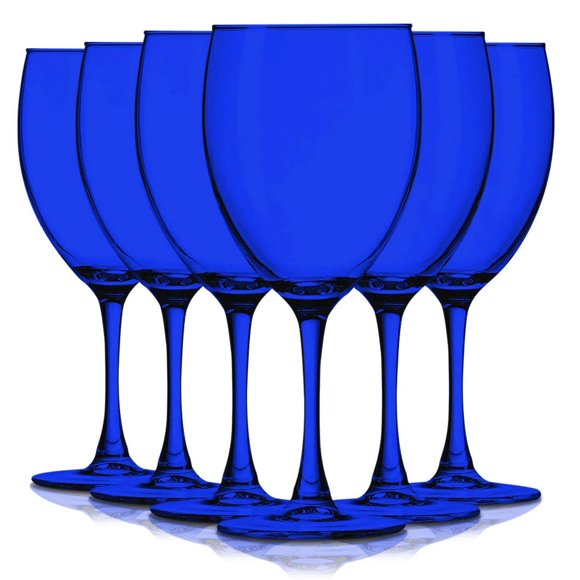 Blue Wine Glasses