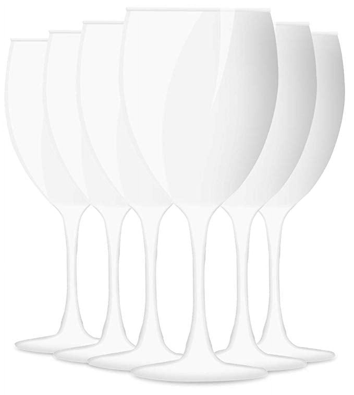 Tabletop King 10 oz Wine Glasses, Stemmed Style, Nuance Bottom Accent, Red, Set of 6, Size: One Size