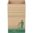 thumbnail image 1 of TableTop King 40 Gallon Kraft Corrugated Cardboard Trash and Recycling Container - 2/Pack, 1 of 2