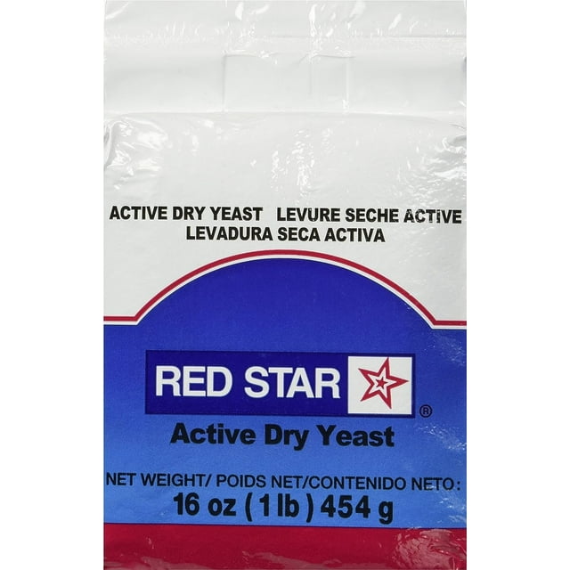 TableTop King Lesaffre Red Star 1 lb. Vacuum Packed Bakers Active Dry
