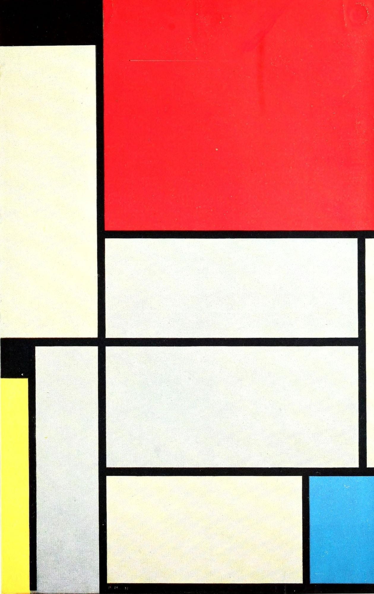 Tableau I 1921jpg Canvas Art - Piet Mondrian (18 x 24)