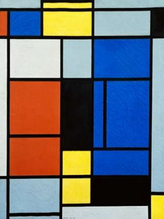 Tableau No 1 Canvas Art - Piet Mondrian (22 x 28)