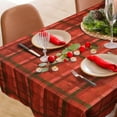 thumbnail image 1 of Tablecloth 60x84 Inches for Rectangle Tables,Checkered Tartan Table Cloth for Kitchen Dining Indoor, Fall Outdoor Table Cover for Party Picnic, 1 of 6