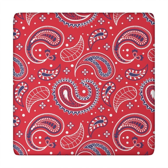 Tablecloth Artistic Spiritual Mandala Pattern Waterproof Elastic Squre Cover with Back for Relaxation and Energy Healing