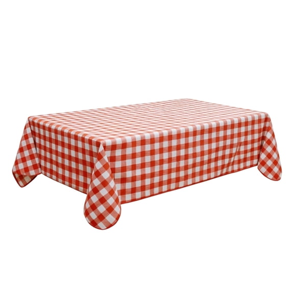 Tablecloth Classic Red White Checkered Tablecloth For Casual Dining And Entertaining Poly Cloth With Lattice Pattern For Kitchen Kitchenware And Picnic Use