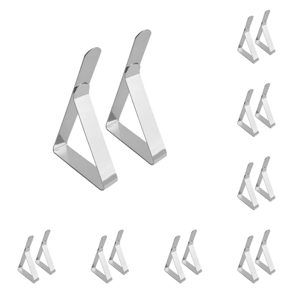 Tablecloth Clips, 10 Pack Picnic Table Clips, Table Clips For Tablecloths, Stainless Steel Tablecloth Clips, Tablecloth Clips For Outdoor Tables, Large Table Cloth Clips For Outdoor Picnic Tables