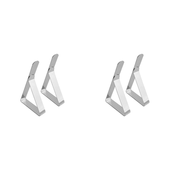 Tablecloth Clips, 4 Pack Picnic Table Clips, Table Clips For Tablecloths, Stainless Steel Tablecloth Clips, Tablecloth Clips For Outdoor Tables, Large Table Cloth Clips For Outdoor Picnic Tables,A*2