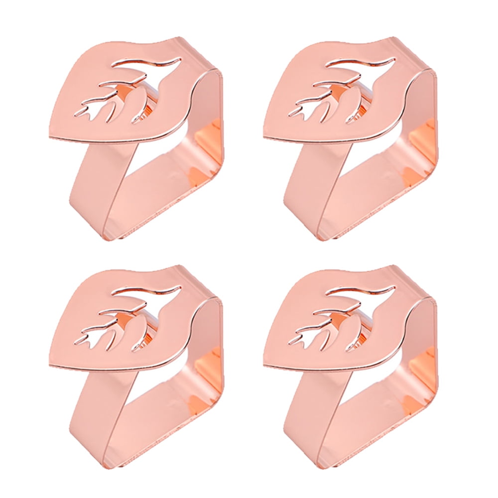Tablecloth Clips 4 Pack Stainless Steel Table Cover Clamps Skirt Clips