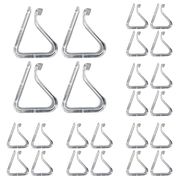 Tablecloth Clips Bulk 20PCS Clear Plastic Table Cloth Holder Clips Windproof Tablecloth Clips For Outdoor Tables Picnic Wedding Camping Home Use 4.8x3.8in