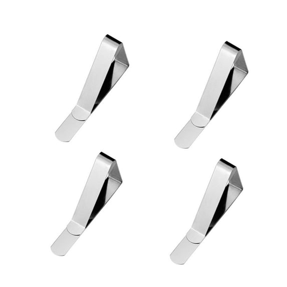 Tablecloth Clips | Heavy Duty Clips Stainless Steel Outdoor Tablecloth Clips for Picnic Patio Tables, 4 Pack