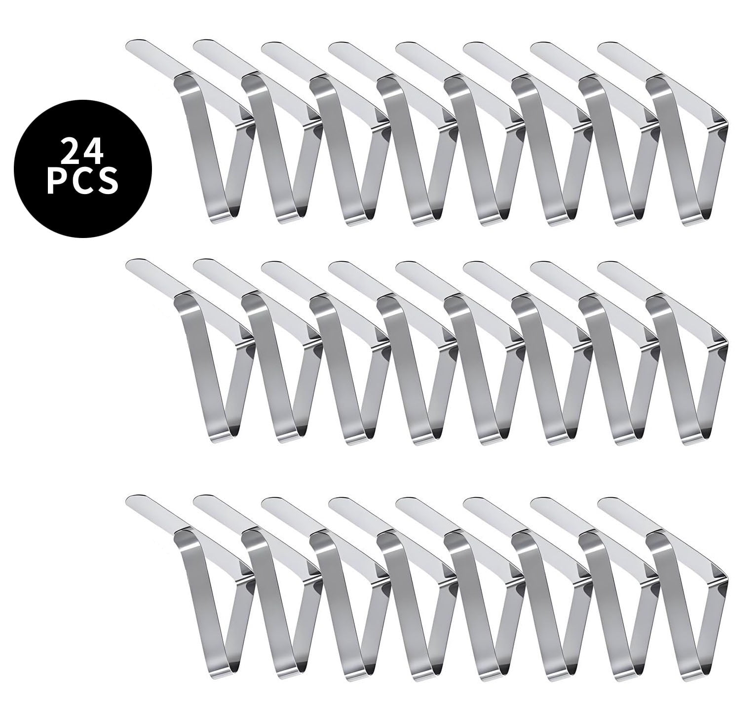 Tablecloth Clips24 Packs Table Cloth Holder Clips,Stainless Steel ...