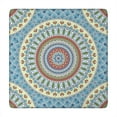 thumbnail image 1 of Tablecloth Colorful Mandala Fusion Pattern Waterproof Elastic Squre Cover with Back for Meditation and Healing Room, 1 of 6
