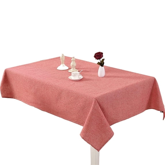 Tablecloth Cotton Solid Yarn Dyed Kitchen Outdoor Picnic Fashion Rectangle Coffee Tablecloth