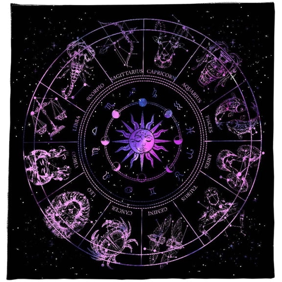 Tablecloth Divinations Table Cloth Board Game Oracles Card Pad Support Mat
