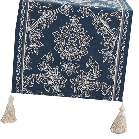 Tablecloth Fade Resistant Ethnic Pattern Table Runner 120x35cm Machine Washable Polyester Fabric Table Cloth