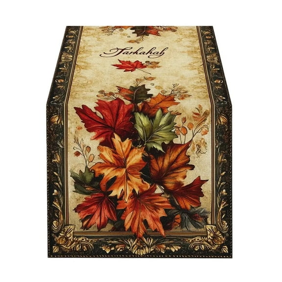 Tablecloth,Fall Tablecloth,Thanksgiving Tablecloth,Fall Tablecloths Rectangular,Fall Decorations For The Home Pumpkin Leaves Table Cloth Harvest Season For Thanksgiving Picnic Party Dinner13x72inch