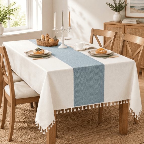 Tablecloth For Dining Table Rustic Farmhouse Kitchen Tables Cloth ...