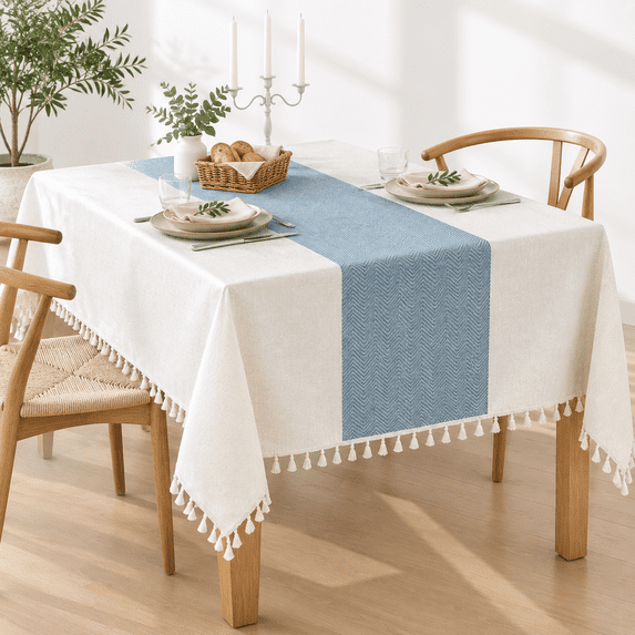 Tablecloth For Dining Table Rustic Farmhouse Kitchen Tables Cloth ...