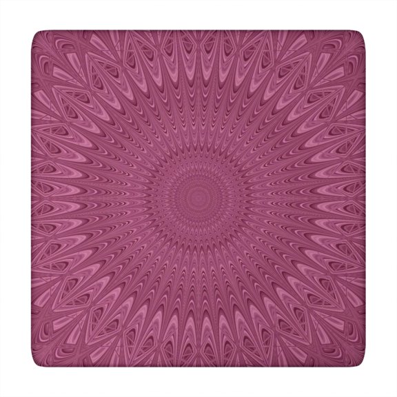 Tablecloth Indian Style Zen Mandala Pattern Waterproof Squre Cover with Elastic Edges for Meditation Space and Anxiety Relief