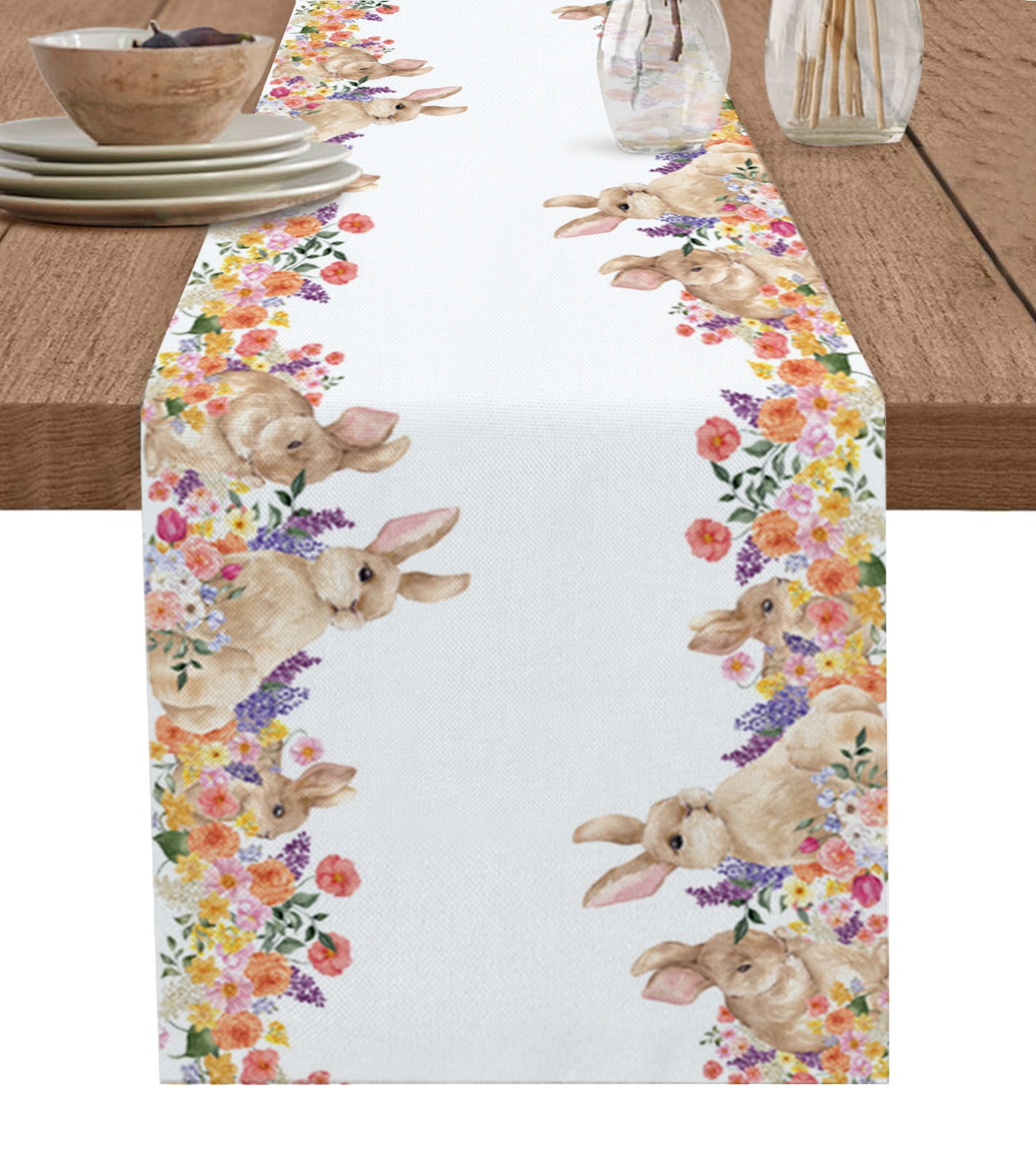 Tablecloth Linen Cotton Holiday Wedding r Table Dining Party Easter